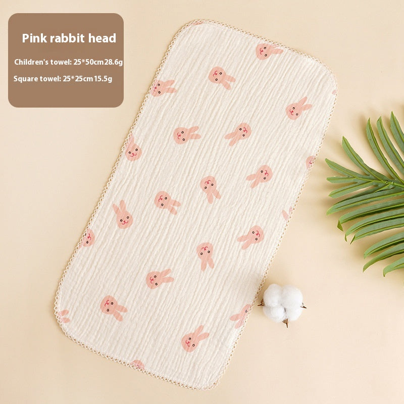 Serviette pour bébé Salive Laver le visage en coton pur nouveau-né