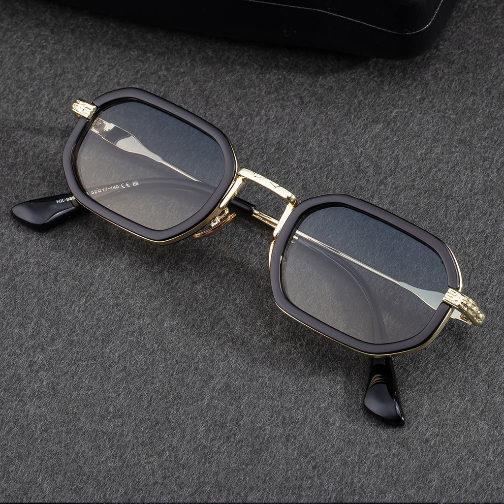Lunettes de soleil européennes et américaines Fashion Square Frame