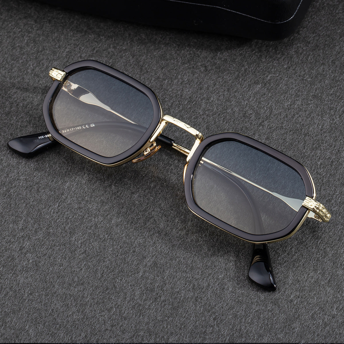 Lunettes de soleil européennes et américaines Fashion Square Frame