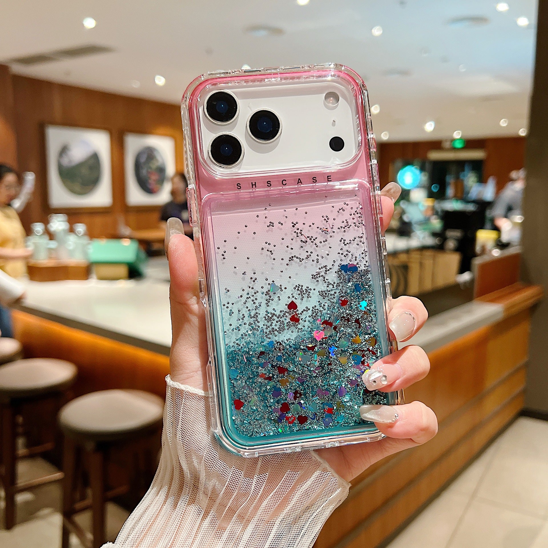 Coque de téléphone Dream Gradient Trois-en-un résistant à la goutte