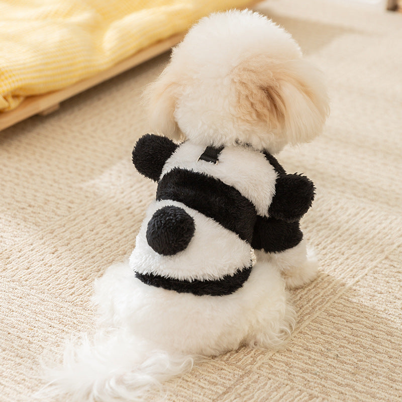 Veste de flottaison de pieds de vache mignon de chien d'hiver