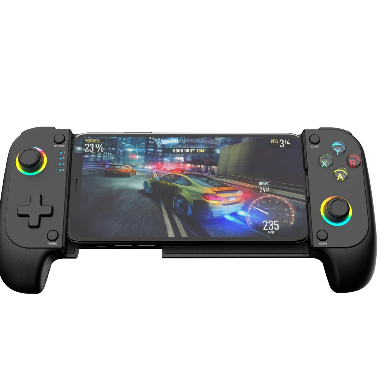Contrôle auxiliaire du jeu mobile direct de la poignée de jeu sans fil Bluetooth