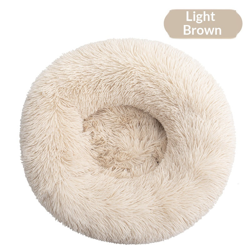 Lit de chien amovible et lavable Détachable Lit de chat en peluche