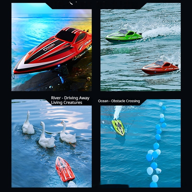 Modèle de course de bateau à haute puissance à vitesse élevée à distance contrôlée