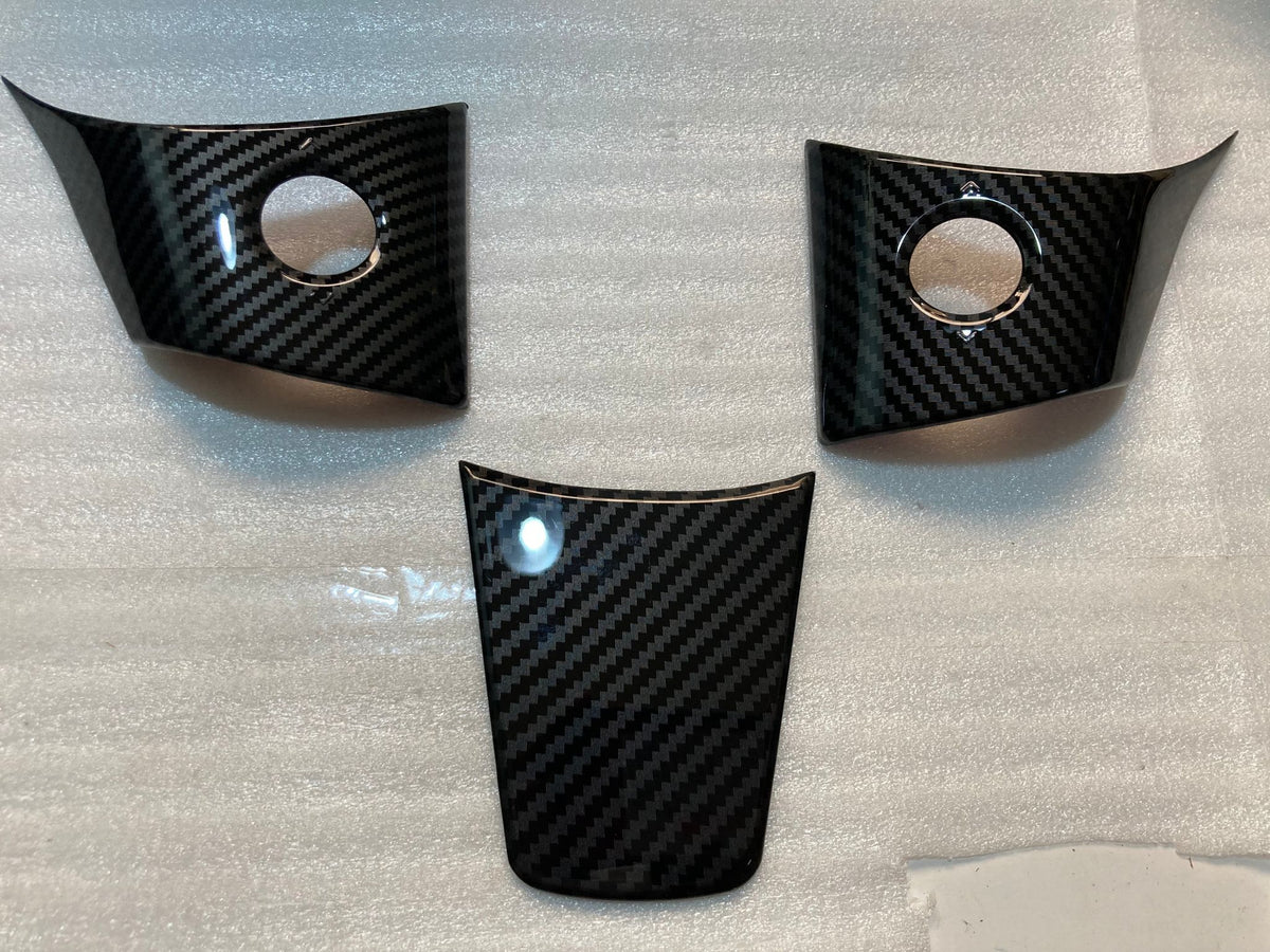 3 Pcs Set Car Steering Wheel Decoration for Tesla Model 3 with Logo
