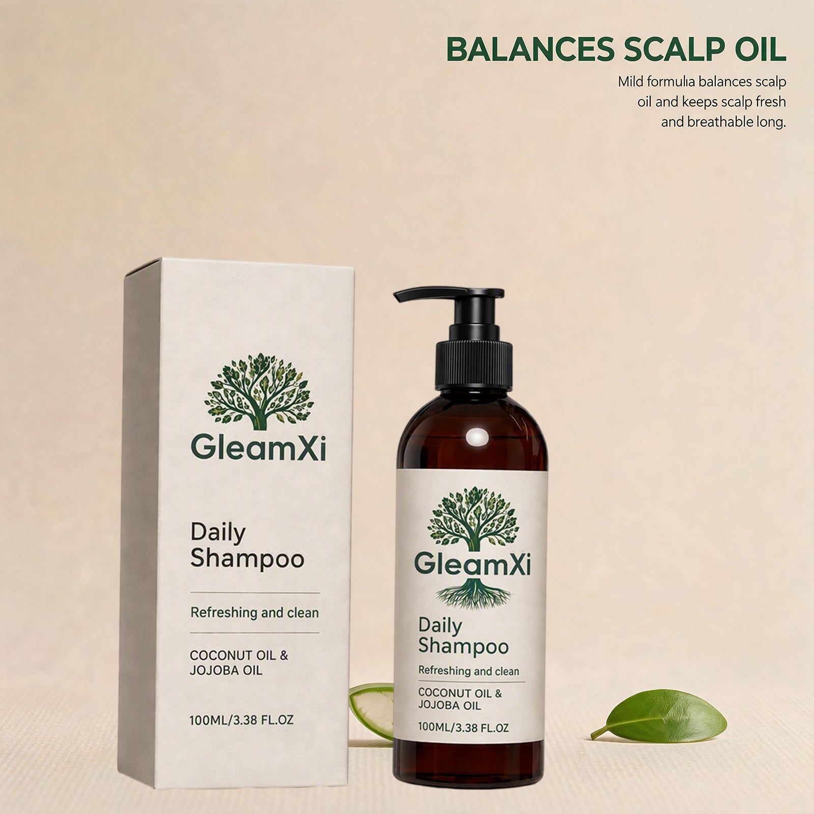 Shampooing hydratant doux - Soins capillaires quotidiens pour les brins doux lisses Formule nettoyante