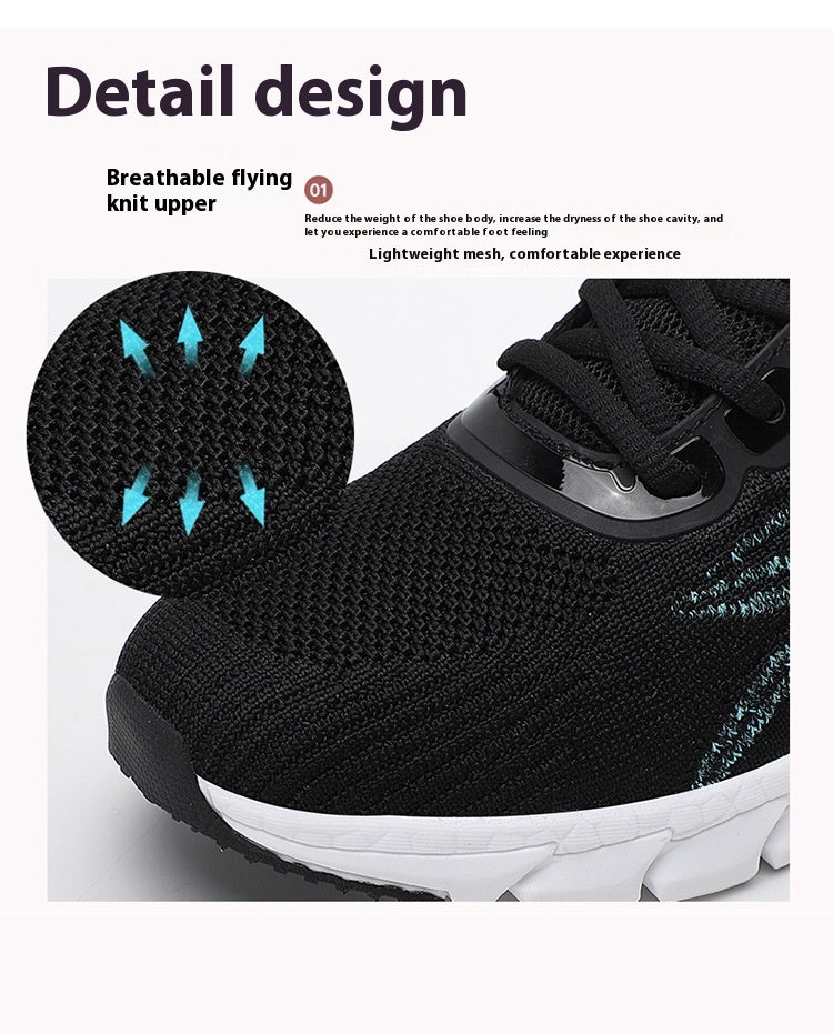 Confortable légère course à pied Casual Flat Shoes Sneaker