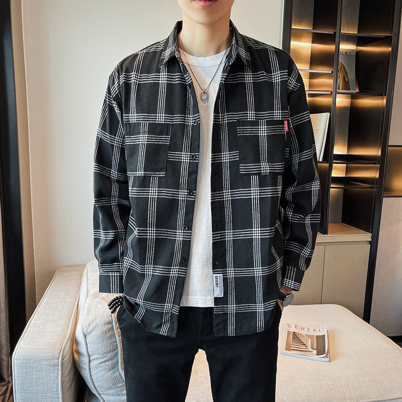 Chemise à manches longues pour hommes