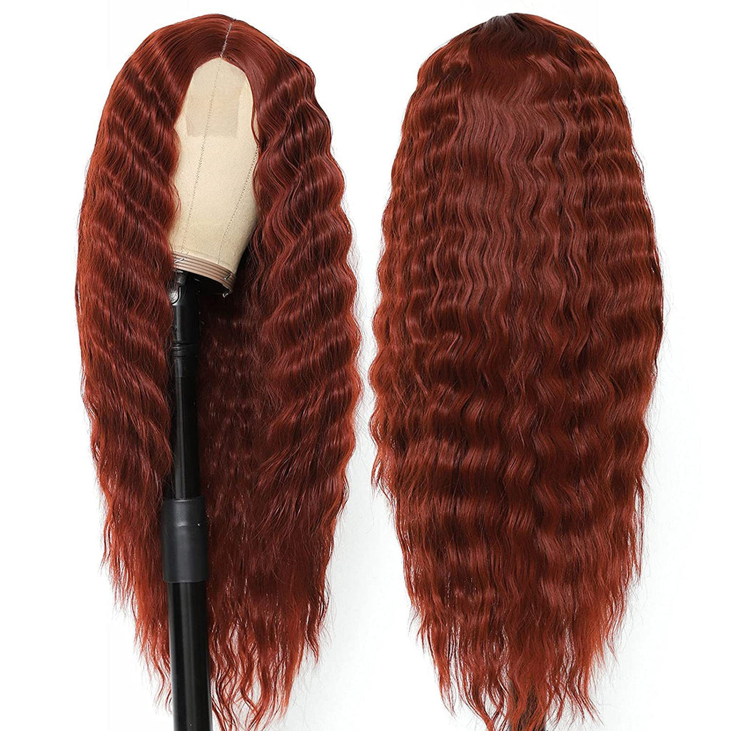 La dentelle des femmes Long Curly Wig