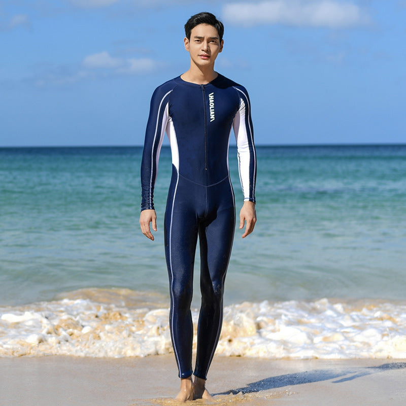 Maillot de bain de plongée de protection solaire pour hommes