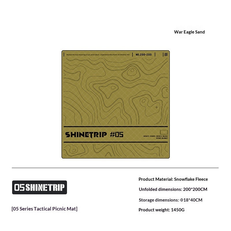 Comfortable and moisture-resistant picnic mat