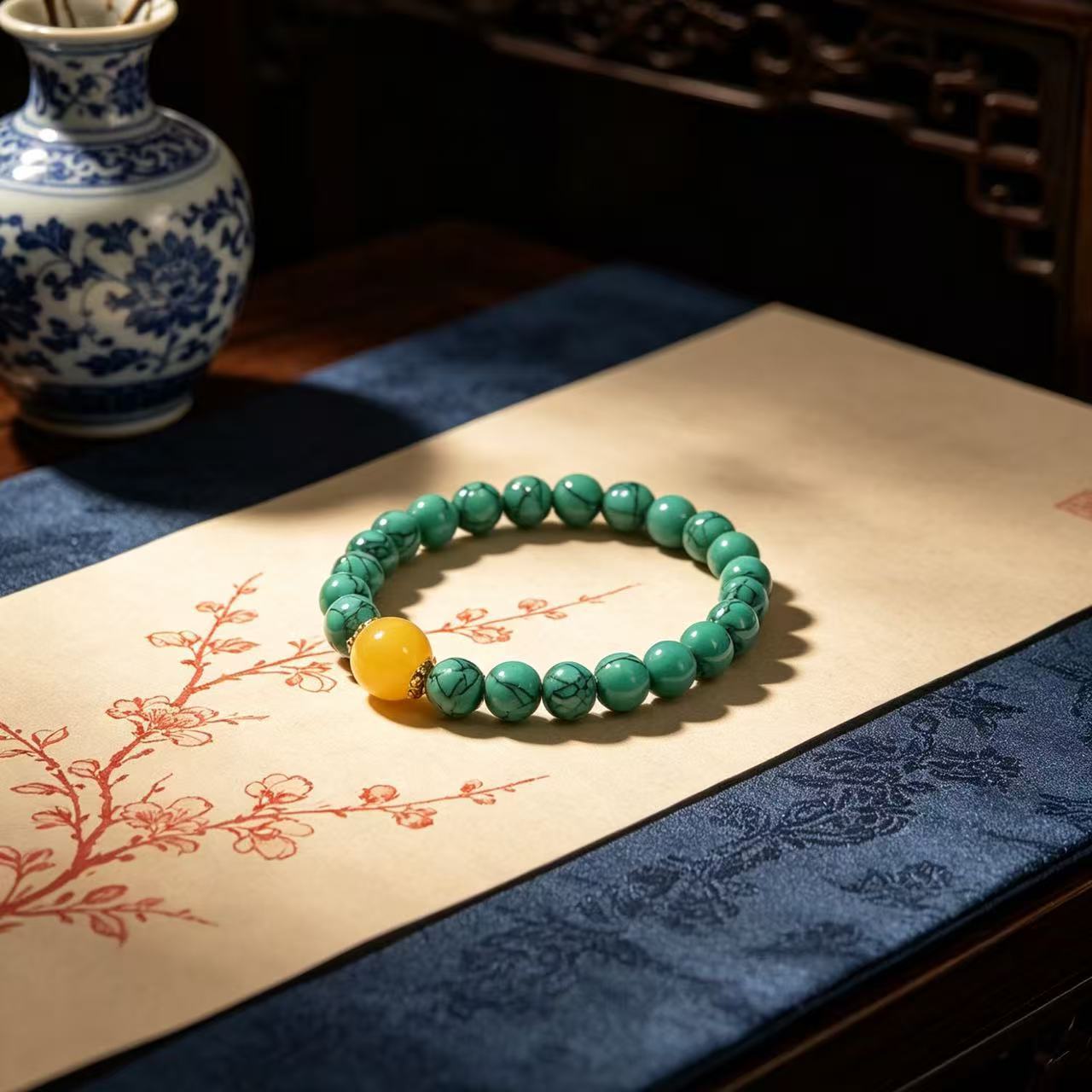 Style ethnique Six caractères Mantra Bracelet