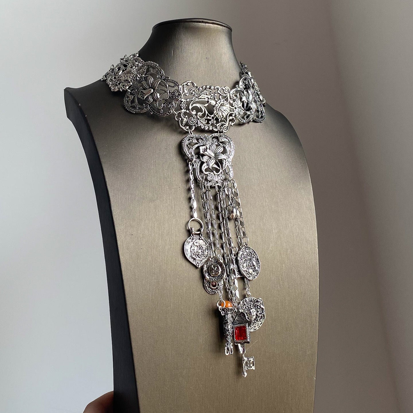 Collier en métal de style ethnique bohème