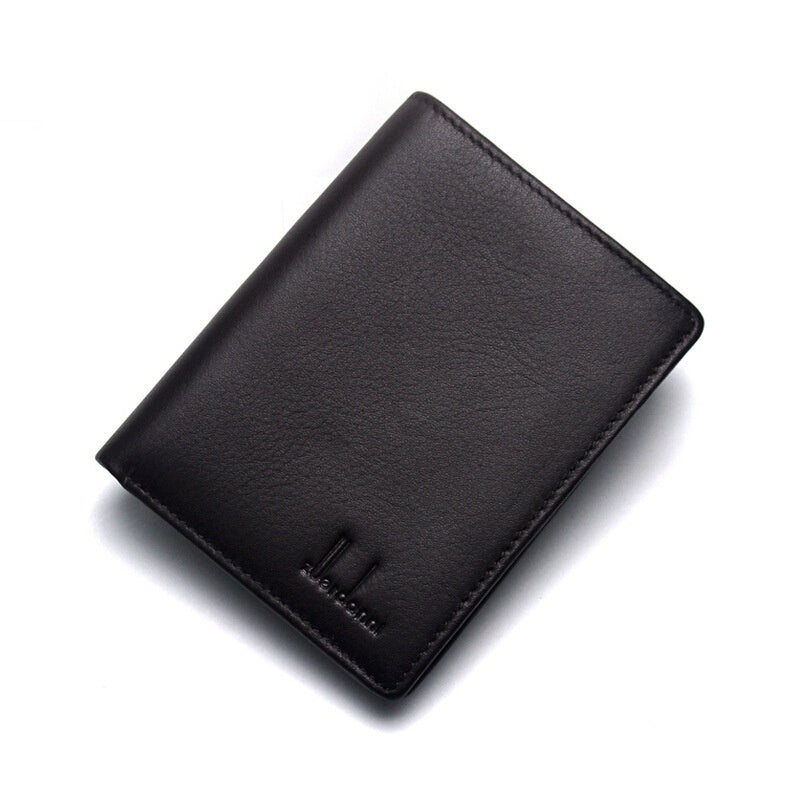 Portefeuille de licence de conducteur d'entreprise Cowhide pour hommes