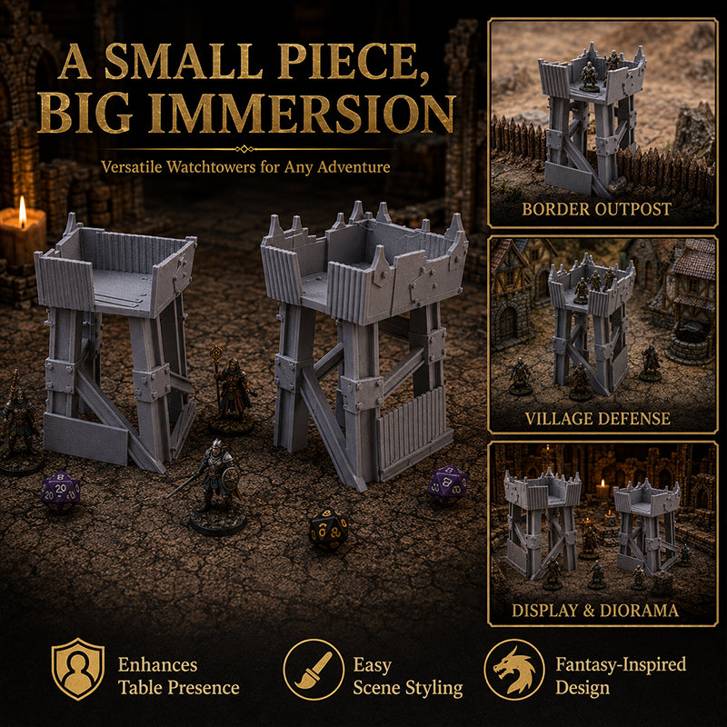 Terrain imprimé de la Tour de Garde 3D