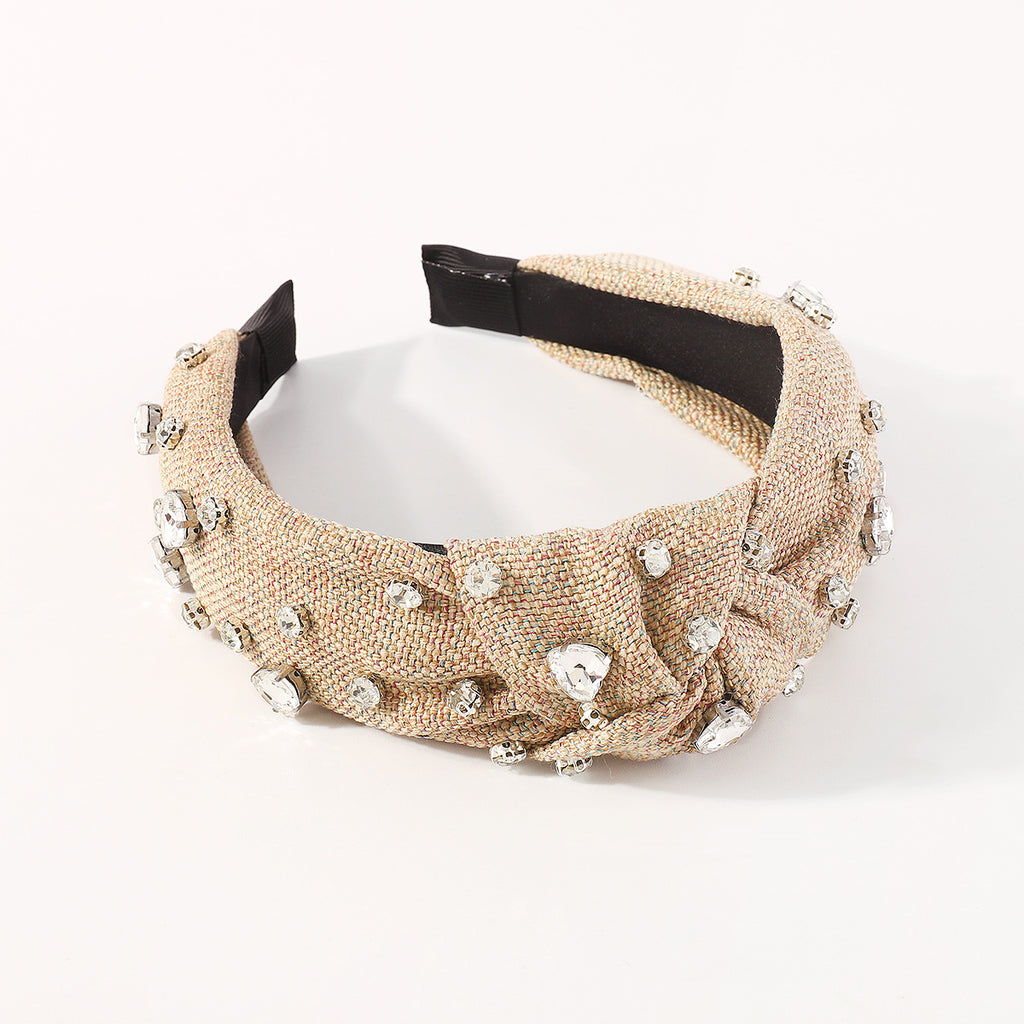 European And American Creative Heart Bandeau Diamant Mode Simple Tempérament
