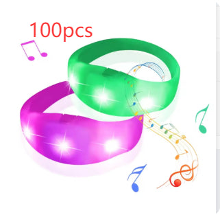 Bracelet Glowing à télécommande Concert Cheer LED Light-Up Bracelet