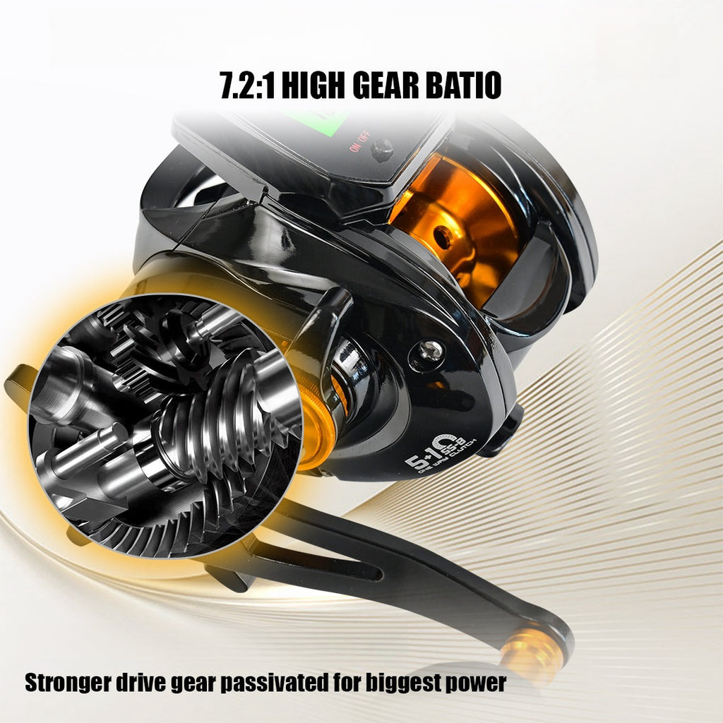 Étanche Grand écran Affichage numérique Drip Wheel Backlight Computing with Drain Alarm Bri