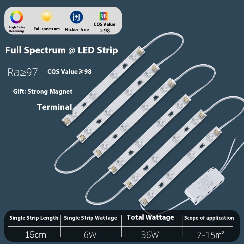Plein spectre Led Super Bright Patch remplacement source de lumière Plafond plaque de base de lampe