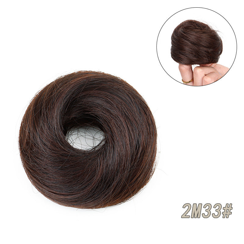Bande de caoutchouc droite cravate de cheveux pour les femmes