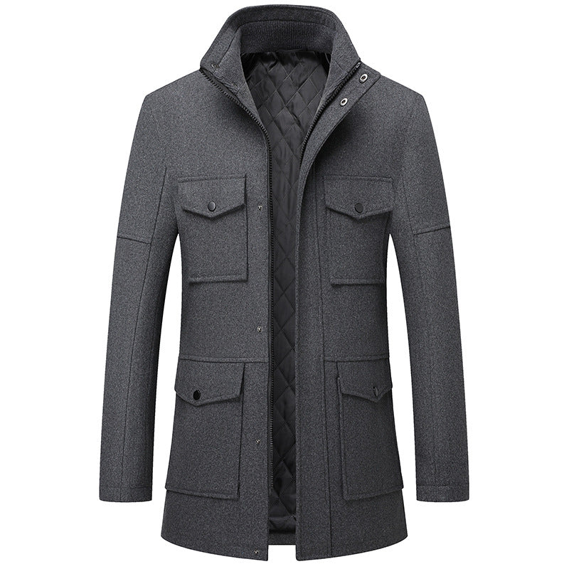 Manteau de laine pour hommes