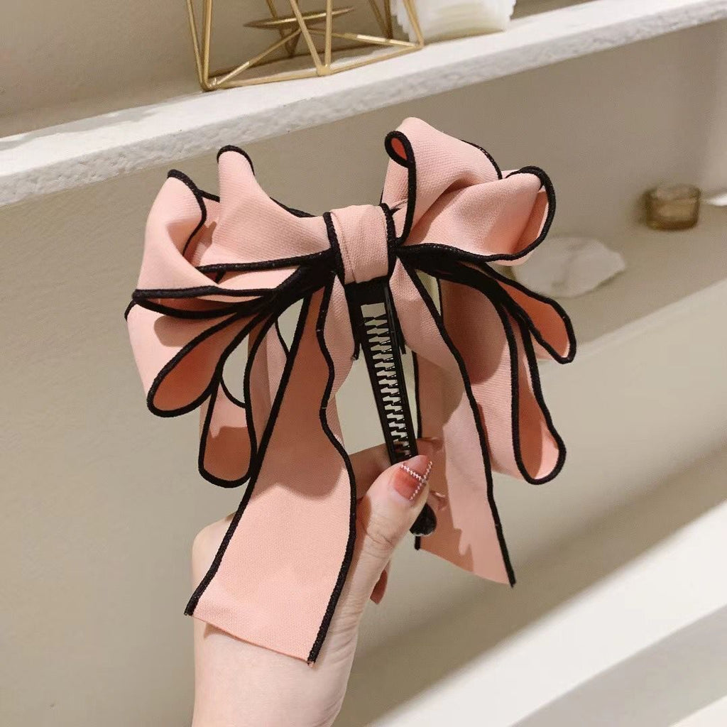 Banana Clip cheveux ornement avec ruban Bow