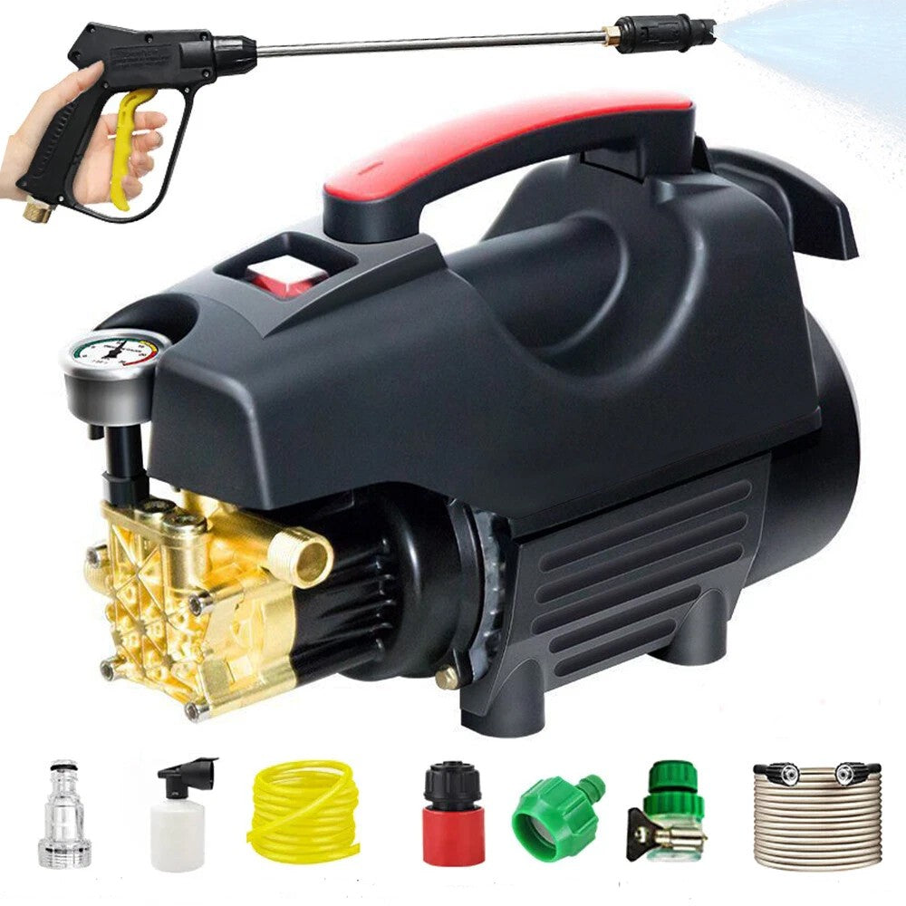 3500W Lave-auto haute pression Lave-linge commercial Nettoyeur d'eau 140 Bar