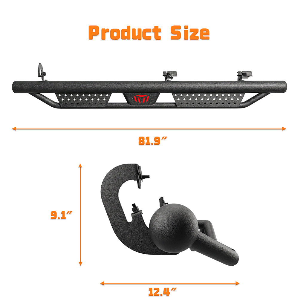 Conseil de course de deux escaliers compatible avec 2007-2018 Chevy Silverado GMC Sierra 1500
