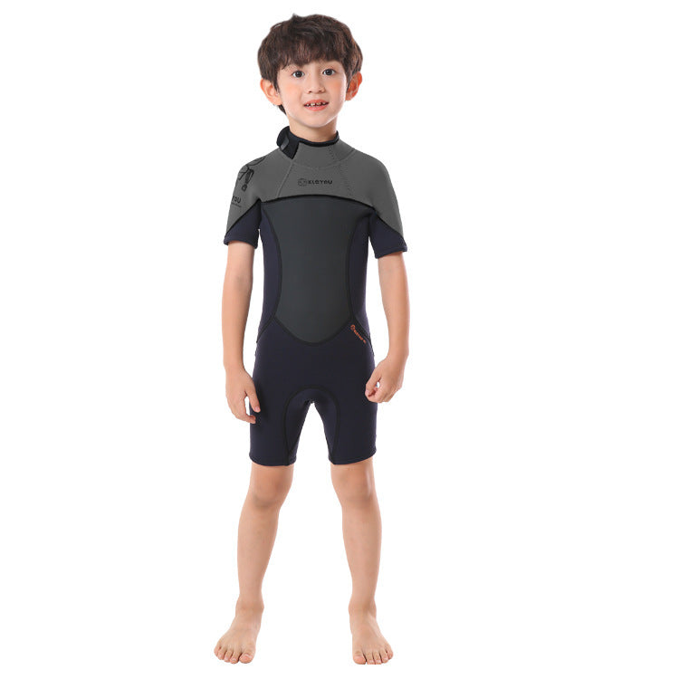 Maillot de bain chaud pour enfants Garçons et filles Un seul vêtement épais