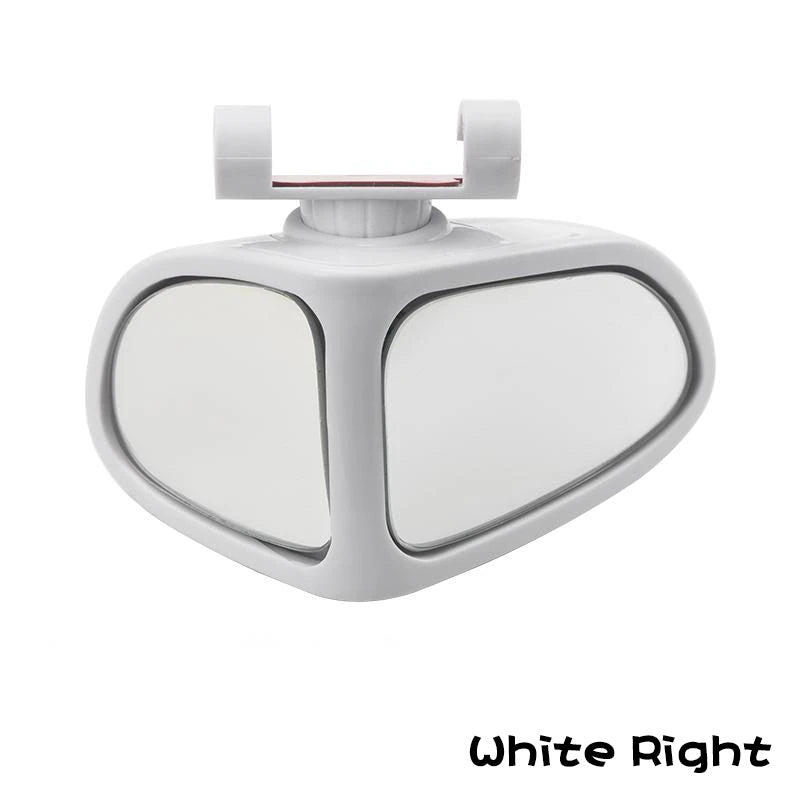 Voiture Renverser petit miroir rond avant et arrière roue grand-angle miroir à double bord Auxile
