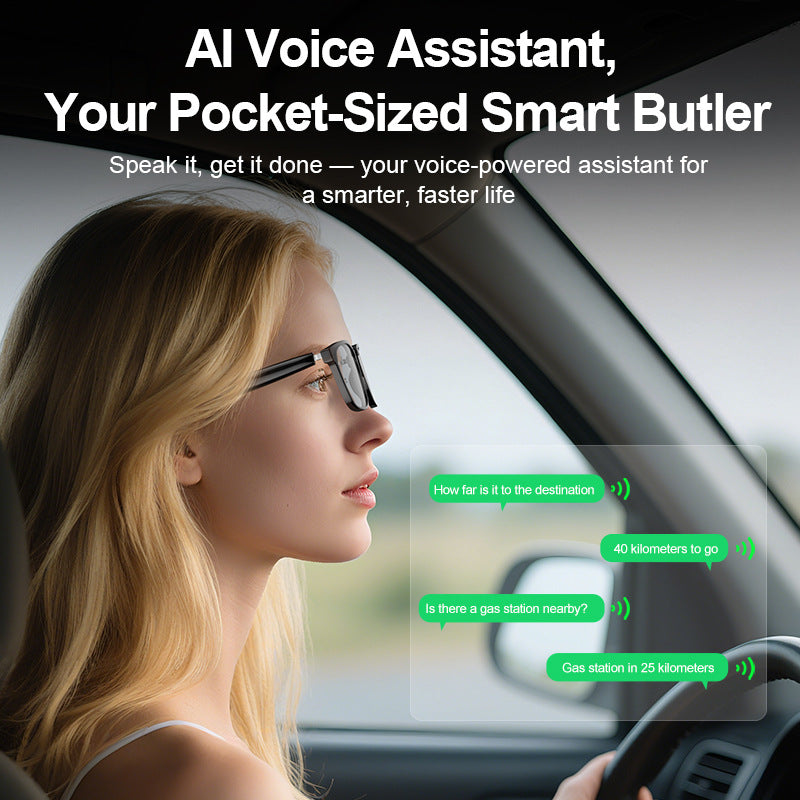 Ai Traduction Smart Glass Photochromique Bluetooth sans fil