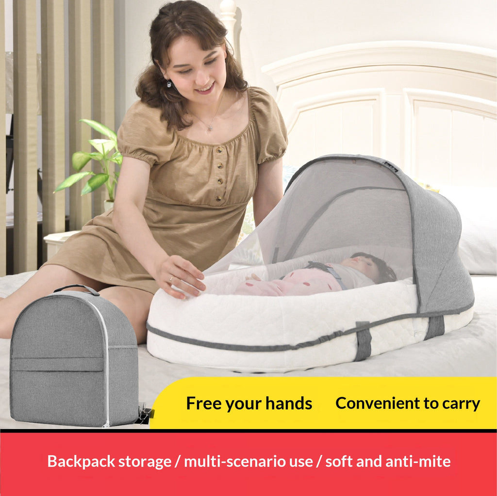 Lit bébé pliable multifonction portable
