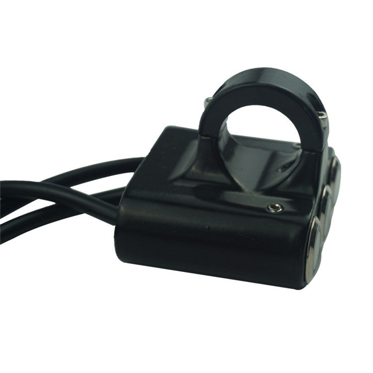 Motorcycle Leading Handlebar Spotlight LED alliage d'aluminium multi-auto-verrouillage auto-reset Bu