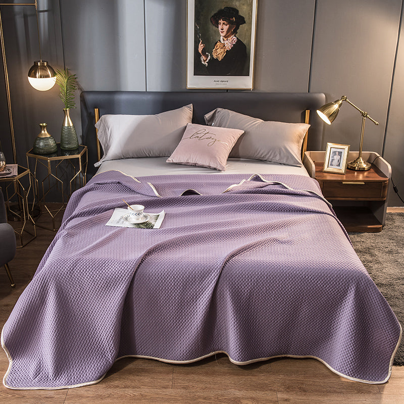 Single and Double Ice Silk Summer Quilt lavable mince Quilt