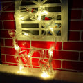 LED Christmas Lights Fawn Bells Pine Tree Stars Moon Shaped Decorative Lights