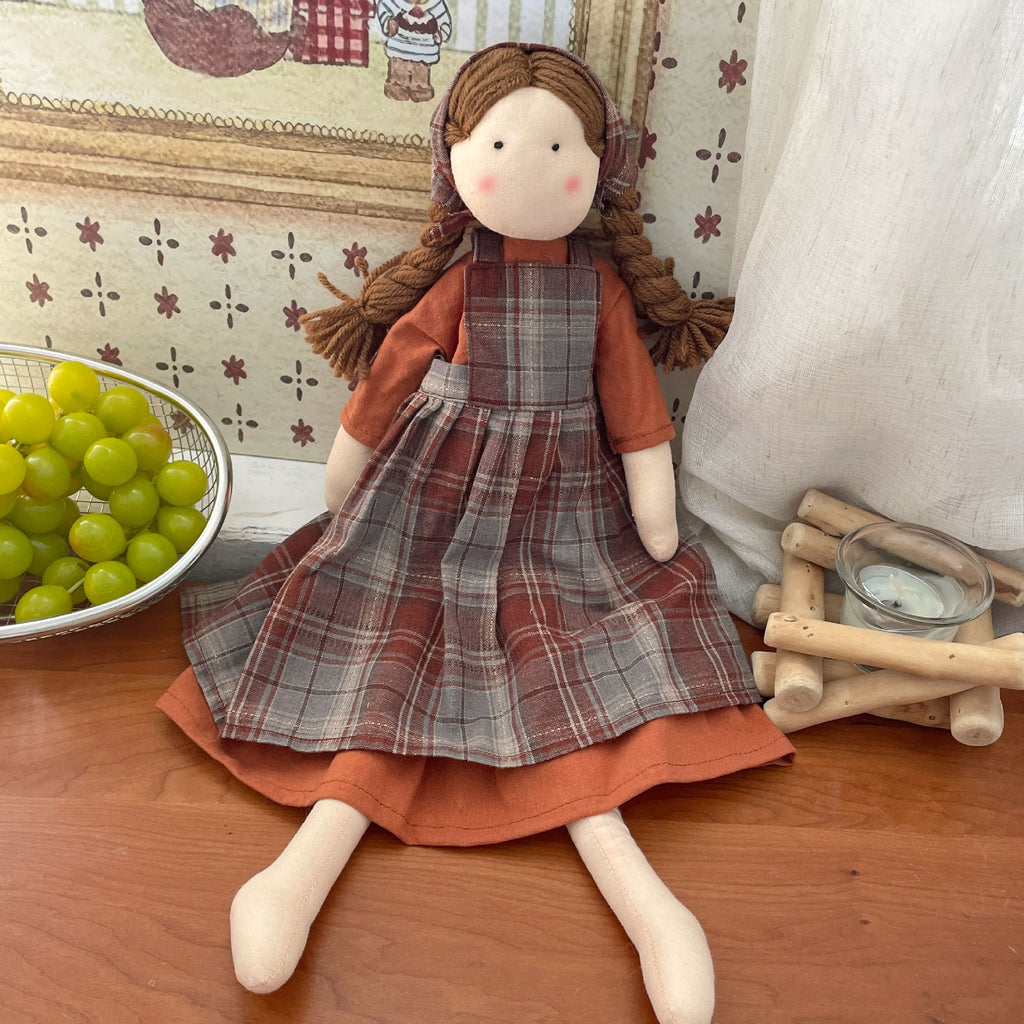 Robe de poupée de style coréen faite à la main mignon et doux pour les enfants