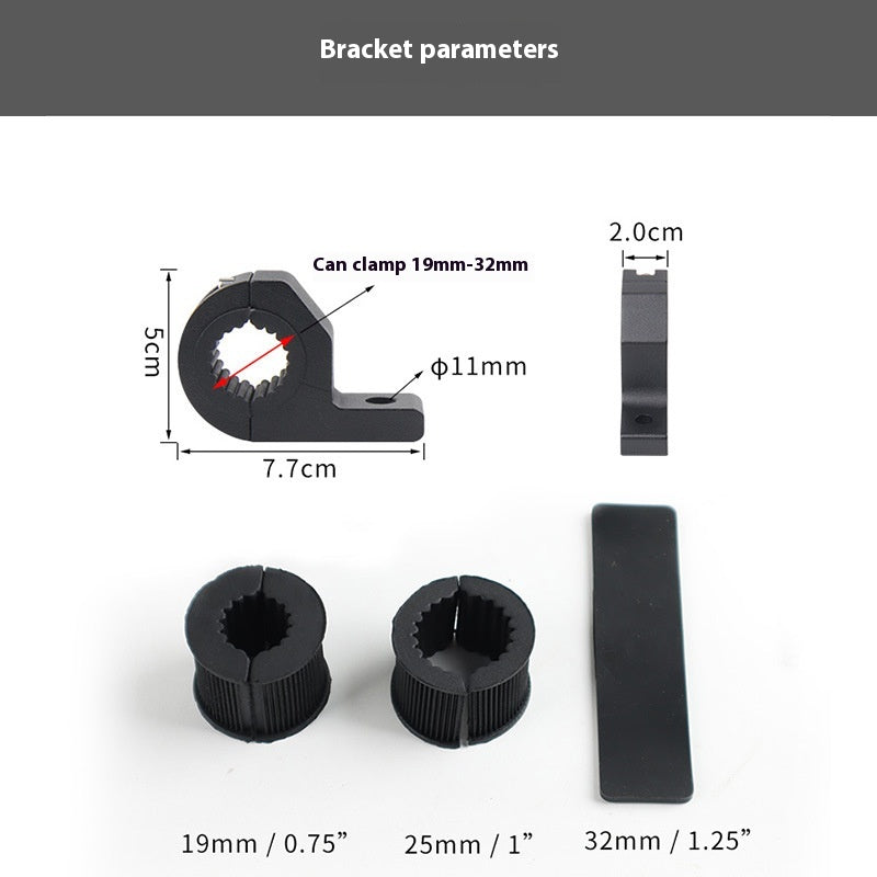 Car moto Spotlight Modification du support fixe