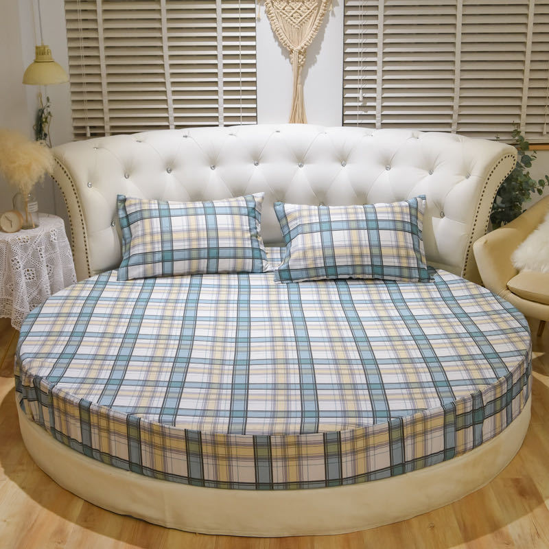 Table ronde Bedspread Hotel Hôtel Matelas Protecteur