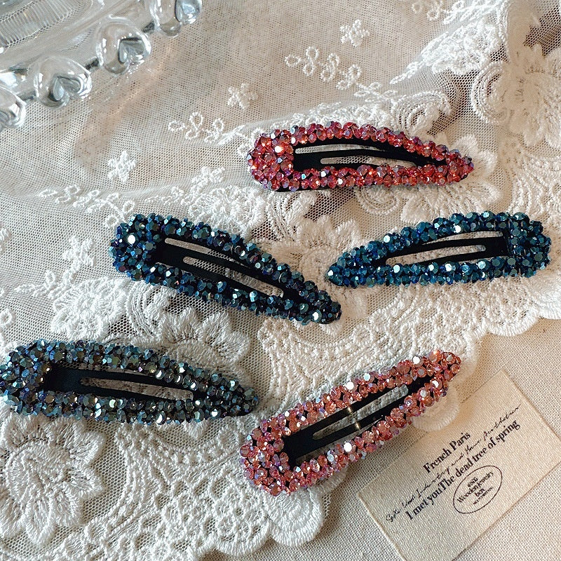Barrettes latérales en forme de goutte de haute qualité