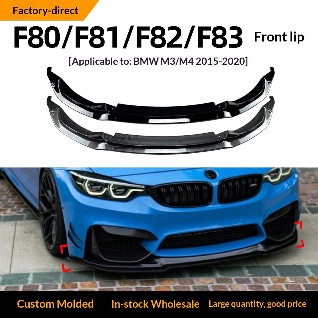 Modification de lèvre avant pour BMW Série 3 Série 4 BMW M3 F80F81 M4 F82F83