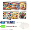 Kit de peinture diamant bricolage Kit carte d'anniversaire
