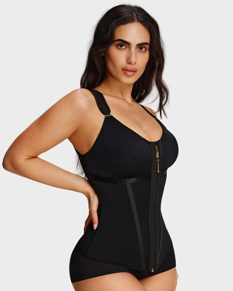 Double-Layer Tummy Control Waist Shaper Girdle avec Bra