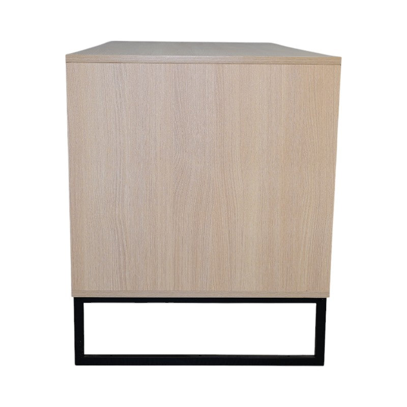 Maison de chat en bois moderne avec tapis de raclage - 47.64" x 21.46" x 25.98"