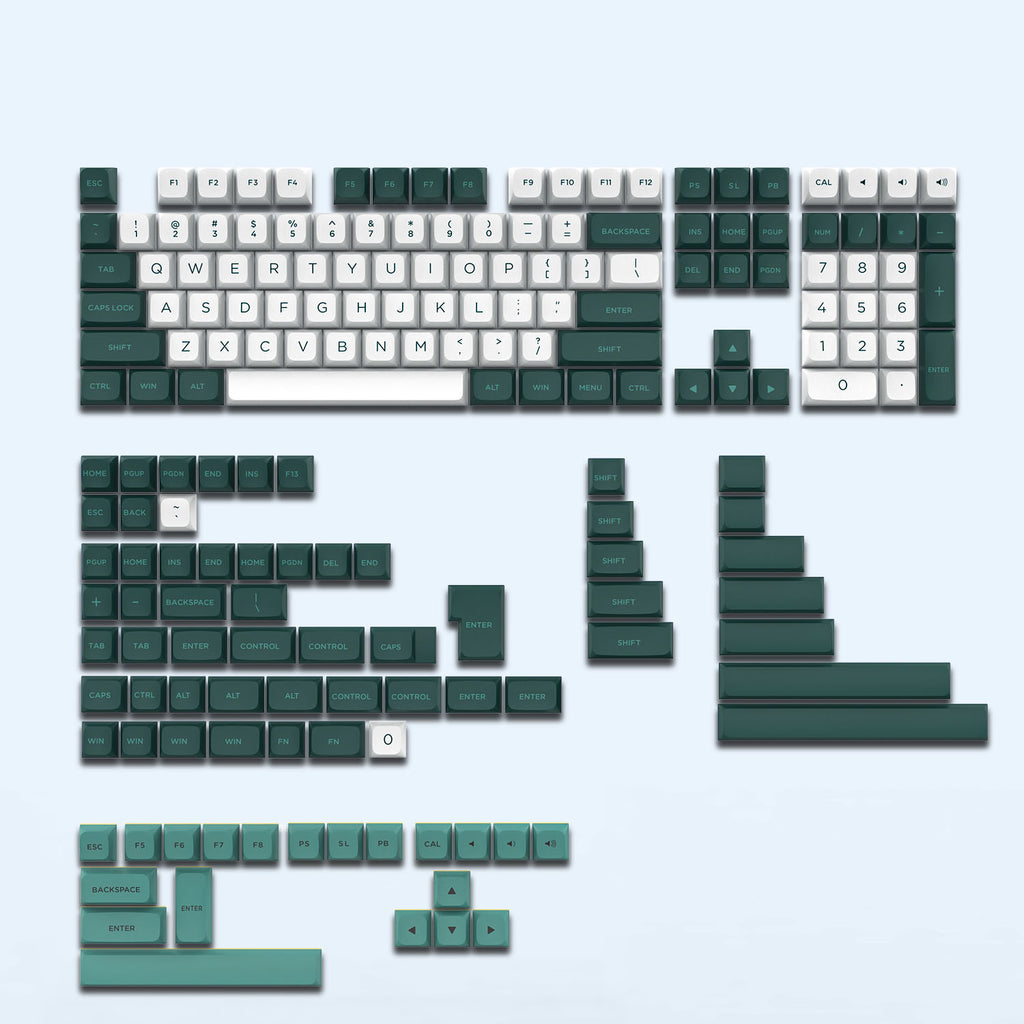 Clavier de jeu mécanique sans fil PBT de 184 clés