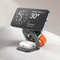 Casque de montre mobile Chargeur magnétique pliant 3 en un sans fil