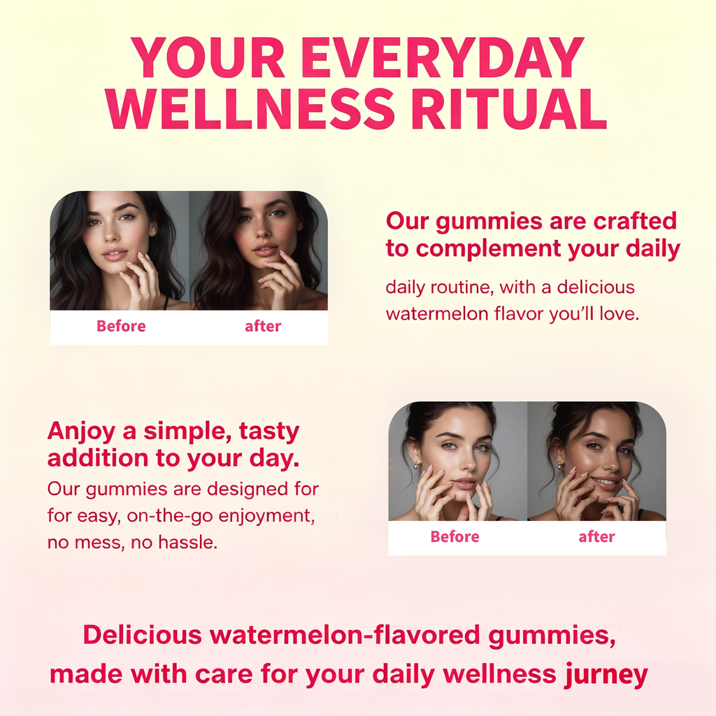 Gummies quotidiennes de bronzage-Flaveur de pastèque