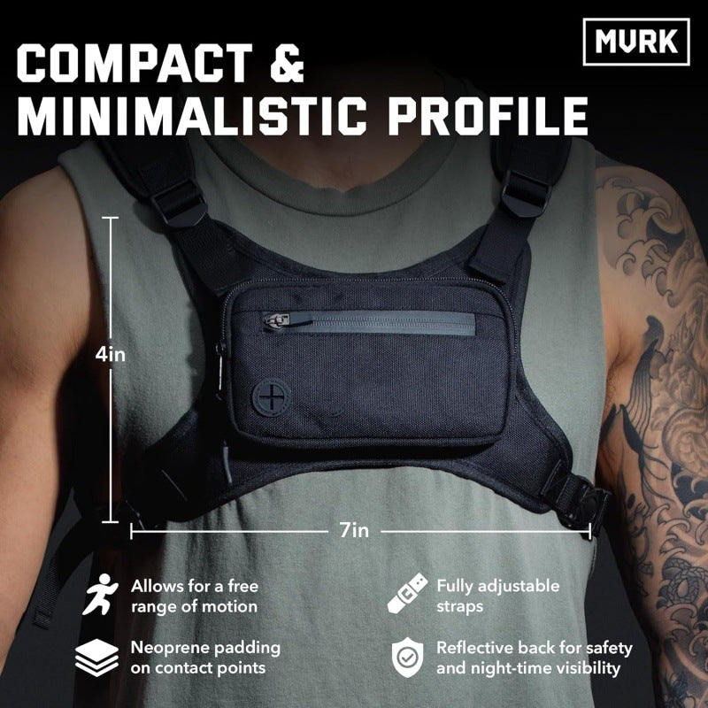 Entraînement multifonctionnel pour hommes Tactics de sport Outdoor Chest Bag