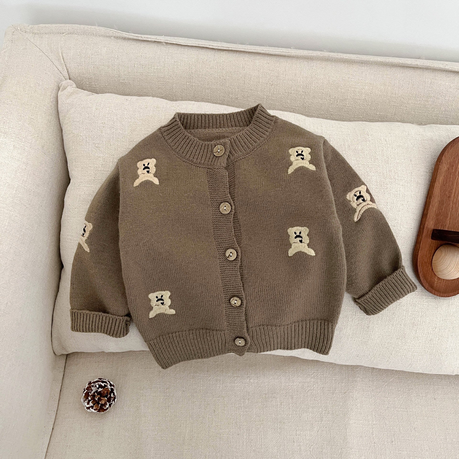 Autumn Mode tricoté Cardigan mignon enfant manteau