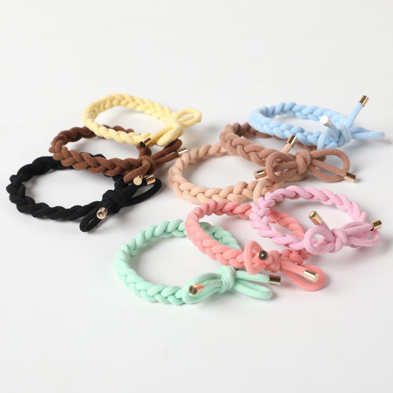 Haut élastique simple de mode Twist tête