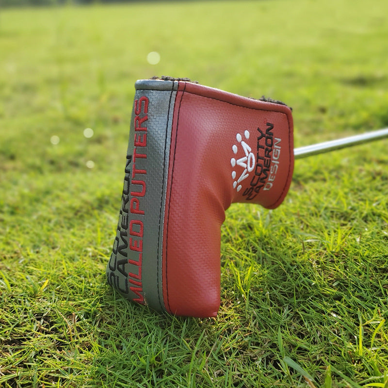 Bande droite Putter Golf Club Cover Head Cover Ball Head Protection Cover